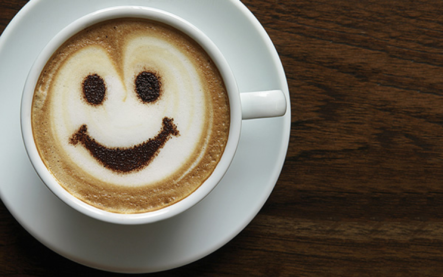 Caffè  sorridente e contento - Gran Caffè D'autore'